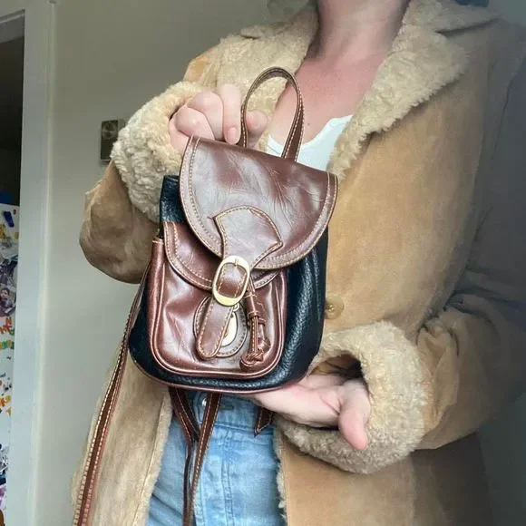 Black & brown mini backpack - Picture 8 of 8